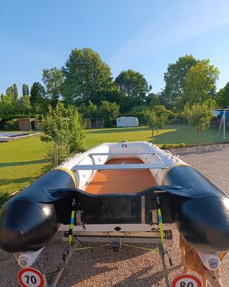 Gommone tender zar con carrello