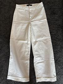Jeans bianchi wide leg
