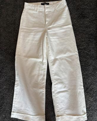 Jeans bianchi wide leg