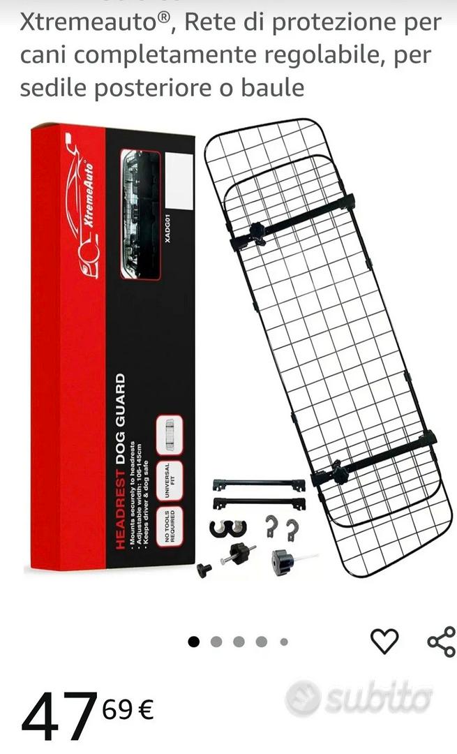 Divisorio Per Cani In Macchina Xtremeauto®, Completamente Regolabile, Per Sedile Posteriore O Baule Rete Di Protezione Per Cani Divisorio Per Cani In Macchina Xtremeauto®, Completamente Regolabile, Per Sedile Posteriore O Baule Rete Di Protezione Per Cani