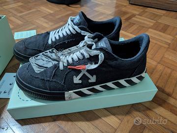 Off-White Low Vulc Nere Tg 44 Full Set
