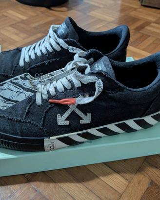 Off-White Low Vulc Nere Tg 44 Full Set