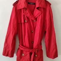 Trench rosso Marina Rinaldi