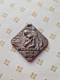 Medaglia Votiva Bronzo Madonna delle Nevi