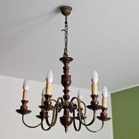 lampadario vintage modernariato