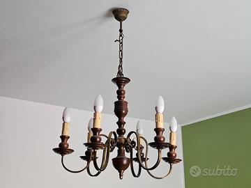 lampadario vintage modernariato