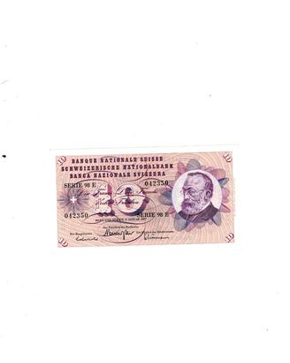Banconota 10 franchi Svizzeri