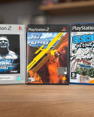 Lotto 3 Giochi PS2 PlayStation 2 Sport / Azione 🎮