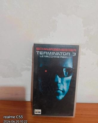 videocassetta VHS di "Terminator 3 - 