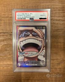 Monkey D. Luffy op09 leader PSA 10 jap
