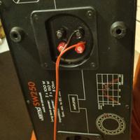 subwoofer jamo sw 250 passivo