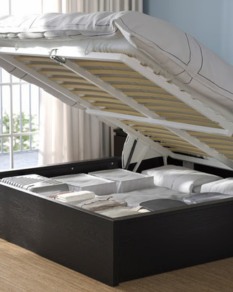 letto Malm Ikea completo di materasso