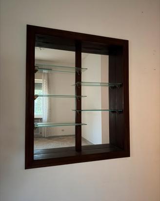 Credenza a mura con specchio