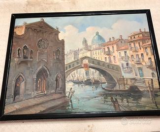 Quadro olio su tela Giorgio Silvestri - Venezia