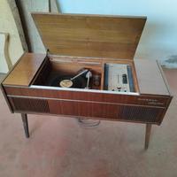 radio con giradischi anni 50-60