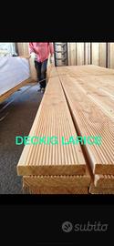Decking pavimento per esterno in larice