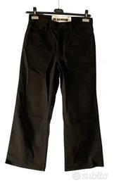 JIL SANDER pantaloni a sigaretta tg 36 neri