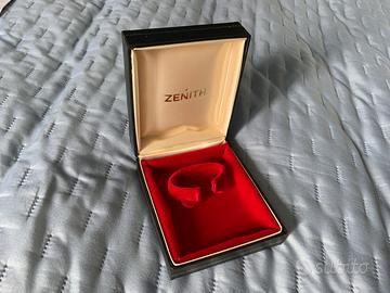 Scatola Zenith nera vintage Box #007