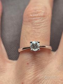 Anello Diamante Solitario 0.39ct