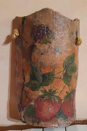 tegola pitturato a mano.