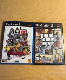 GTA SanAndreas + GTA 3 per Ps2 (Playstation)