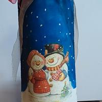 Tegola decorativa natalizia