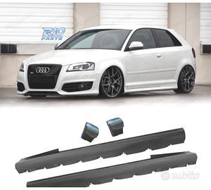 MINIGONNE LATERALI AUDI A3 8P 03-11 3 PORTE LOOK S
