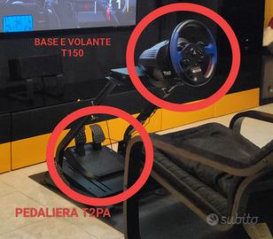 Volante e pedaliera thrustmaster t150 LEGGERE BENE