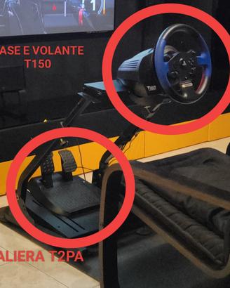 Volante e pedaliera thrustmaster t150 LEGGERE BENE