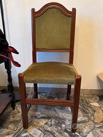 6 sedie in legno