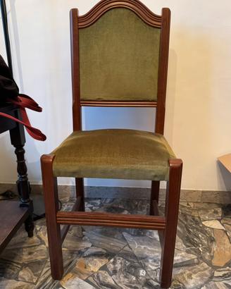6 sedie in legno