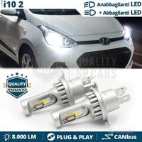 Kit Lampadine LED H4 Per HYUNDAI i10 2 6500K 8000L
