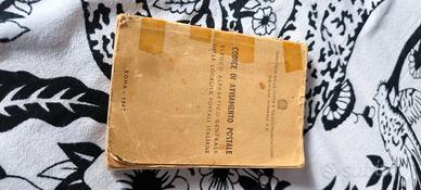 Raro Libretto Codice Avviamento Postale 