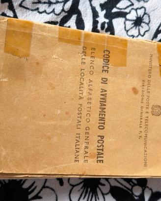 Raro Libretto Codice Avviamento Postale 