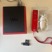 Wii mini rossa con giochi