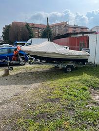 Motore Yamaha 40cv, Carrello/Rimorchio Cresci