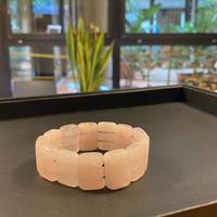 Bracciale in quarzo rosa