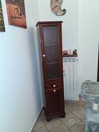 Mobile bagno in Arte Povera con specchio