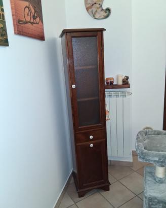 Mobile bagno in Arte Povera con specchio