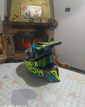 casco airoh+ maschera scott