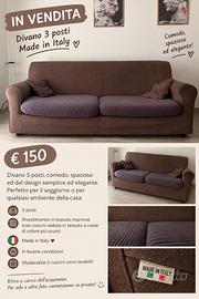 Divano 3 posti