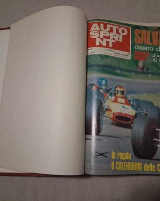 Autosprint riviste 1971 annata completa rilegata