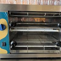 Tostapane due livelli e tre resistenze al quarzo