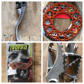 Leva frizione, corona , pastiglie , KTM 125 SX