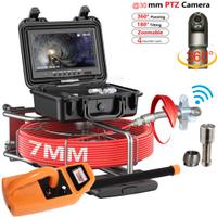 Telecamera ispezioni tubi video audio rotazione