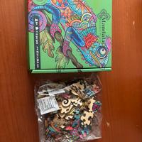 Puzzle mandala in legno