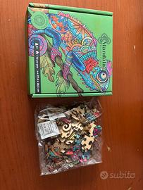 Puzzle mandala in legno