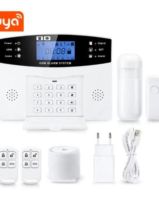 Antifurto casa PST Tuya GSM/WiFi +accessori. APP e