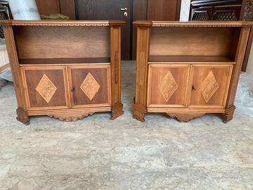 Coppia mobili console vintage