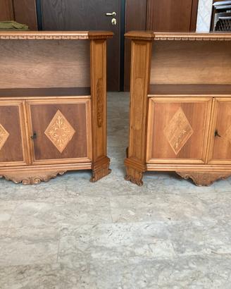 Coppia mobili console vintage